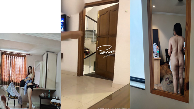 Sexy Indian Wife Taking Parcel – From Delivery Boy In Bikini Liked